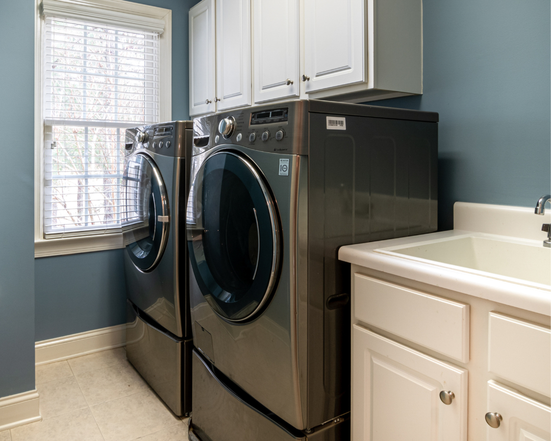 Fading Laundry Appliance Instruction Panel